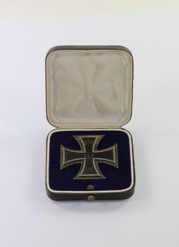 Eisernes Kreuz 1. Klasse 1914, Hersteller WS, im Etui
