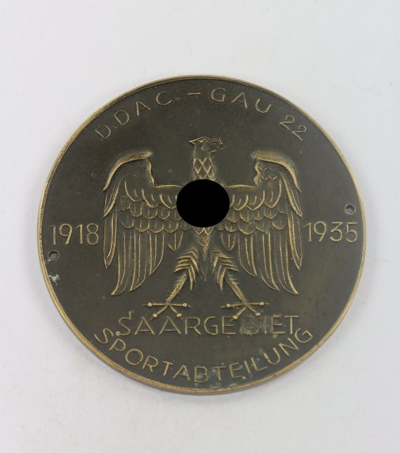 plakette_ddac__gau_22_1918__1935_saargebiet_sportabteilung_hst