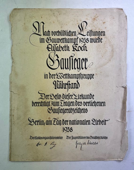 urkunde_gausiegerabzeichen_1938