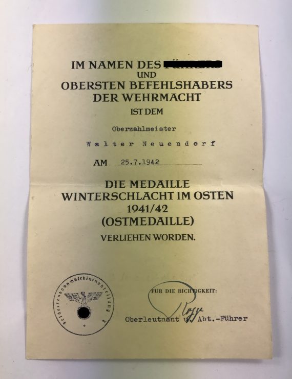 urkunde_ostmedaille_oberzahlmeister_1