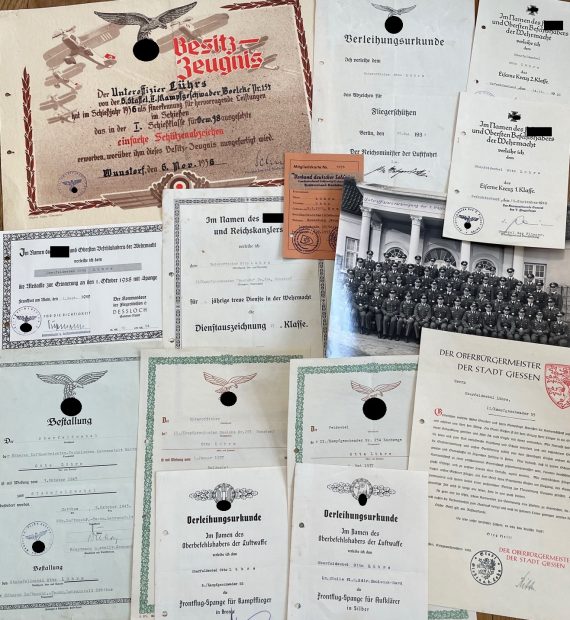urkunden_gruppe_ganz_fr_her_fliergersch_tze_1935_kampfgeschwader_boelcke_1