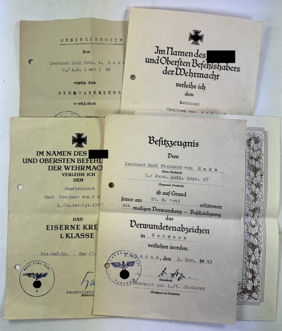 urkunden_nachlass_freiherr_von_hake_panzeraufkl_rungsabteilung_33_afrika_normandie_1__1