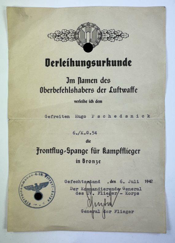 verleihungsurkunde_frontflugspange_f_r_kampfflieger_in_bronze_k